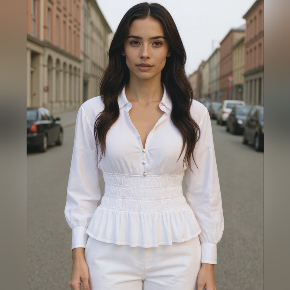 VENUS, NEW, Classic White Blouse. Size 10